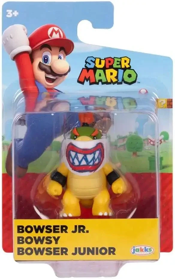 World of Nintendo Super Mario Wave 41 Bowser Jr 2.5-Inch Mini Figure [with Mask]